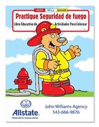 Image of Fire Safety Coloring Book- Spanish