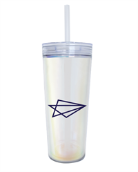 Image of Glam recycled tumbler 24oz