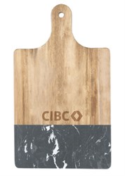 Image of Black Marble and Wood Cutting Board