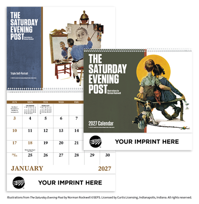 2027 Saturday Evening Post Wall Calendar