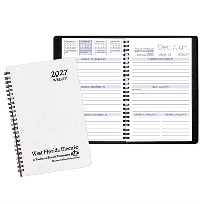 2027 Wire-Bound Weekly Planner
