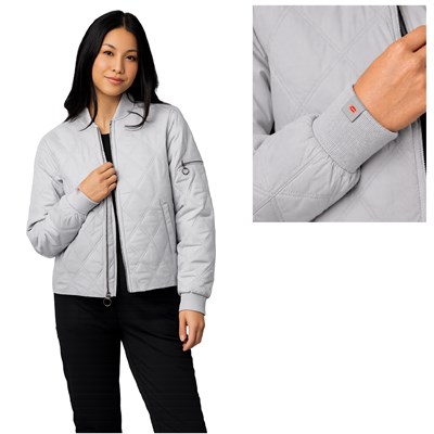 Ladies Quilted Bomber