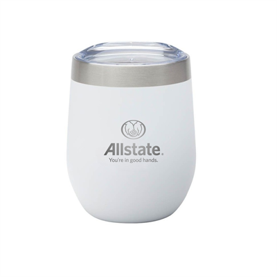 12 oz Brisbane Stainless Steel Wine Tumbler