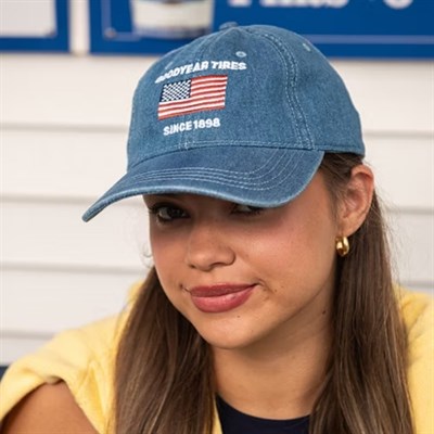 PREORDER NOW! Goodyear Americana Denim Relaxed Hat