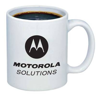 11 oz White Ceramic Mug