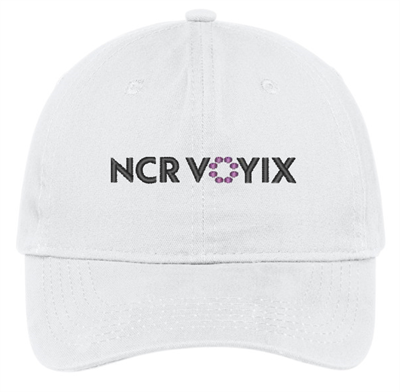 White Brushed Twill Low Profile Cap