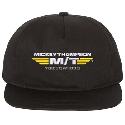 Mickey Thompson Flat Bill Hat - Black