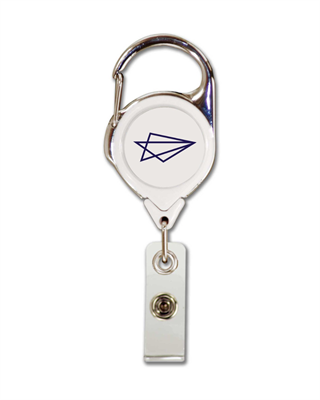 Carabiner badge holder