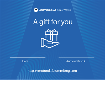 Motorola Solutions Gift Certificate