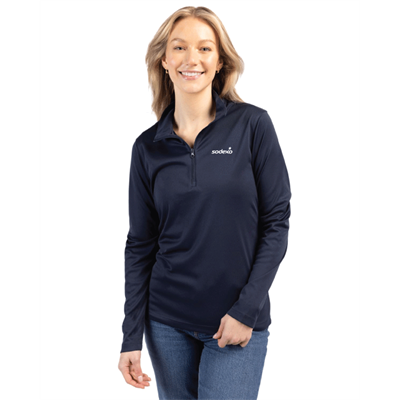 Clique Spin Eco Performance Half Zip Womens Pullover