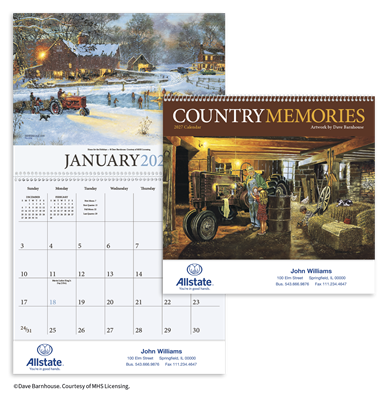 Country Memories Calendar