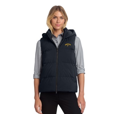 Womens Varsity Puffer Vest