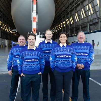 Goodyear Blimp Holiday Sweater