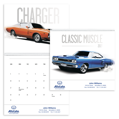 Classic Muscle Cars Calendar