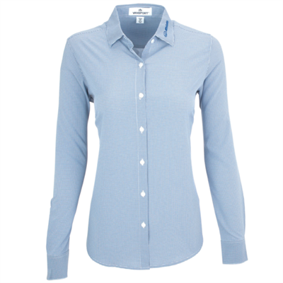 Vansport Pinstripe Sandhill Dress Shirt- Women's