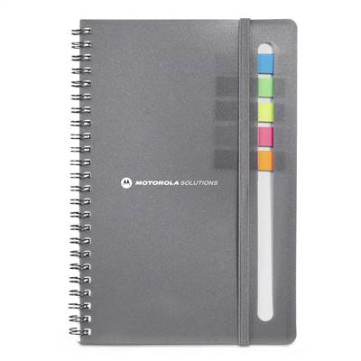 Spiral Notebook with Sticky Flags - 8.5