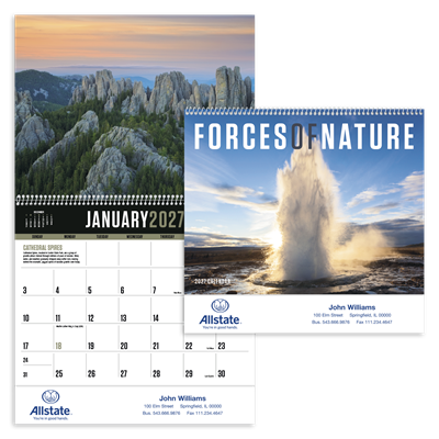 Forces of Nature Calendar