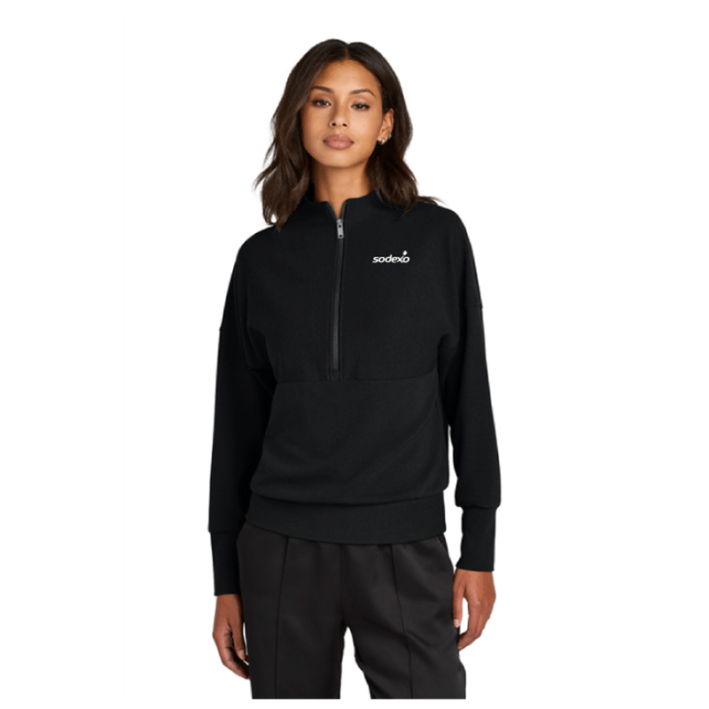 Sodexo | Mercer+Mettle Women's Linear Texture 1/4-Zip