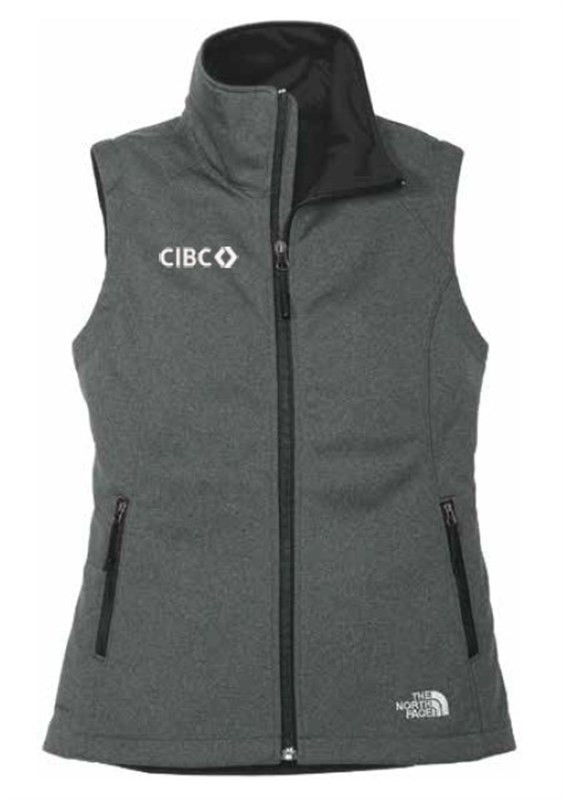 CIBC The North Face&reg Ridgewall Soft Shell Vest-Women's