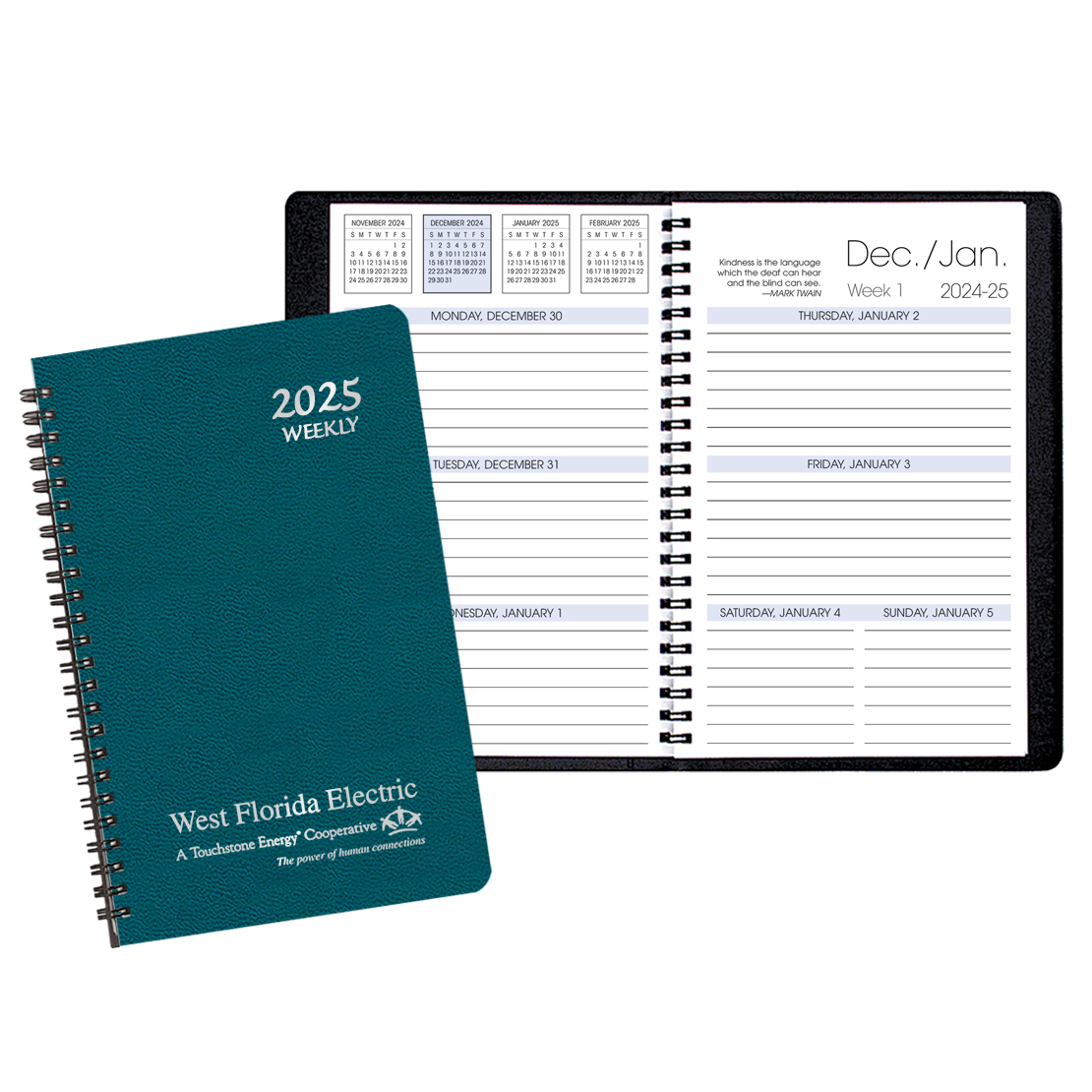 Wire Bound Daily Planner