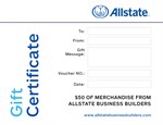 Allstate Business Builders Gift Certificate