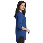 Women's 3/4-Sleeve Tunic Blouse