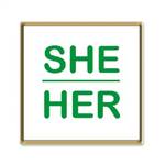 Pronoun Lapel Pin - English