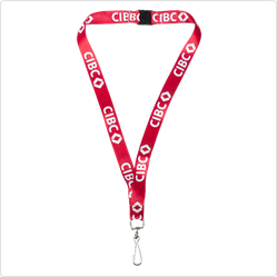 Image of 3/4 Flat Lanyard