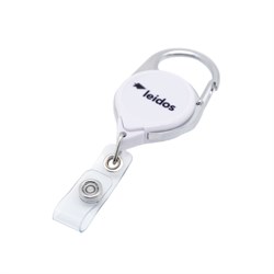 Image of Carabiner badge holder