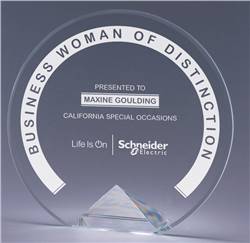 Image of Circular Crystal Award