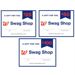 Image of Walgreens Swag Shop Gift Certificate