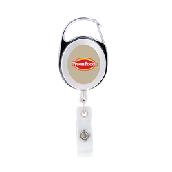 Badge Reel with Carabiner