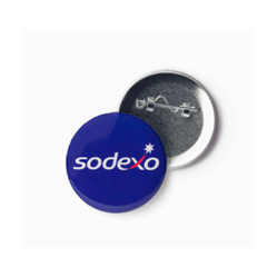 Image of Full Color Round safety pin back Button - 2