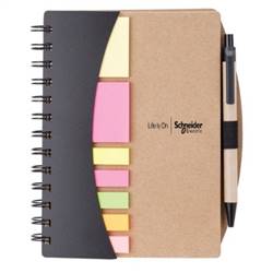 Image of Mini Journal with Pen, Flags & Sticky Notes