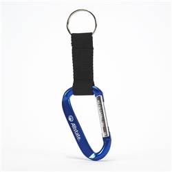 Image of Carabiner with Strap - Logo Only