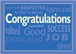 Image of Blue Bravos Congratulations Cards