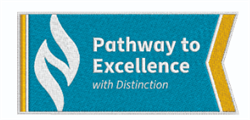 Image of Pathway to Excellence with Distinction - Patch