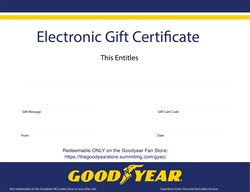Image of Electronic Gift Certificate
