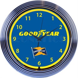 Image of Goodyear Neon Clock
