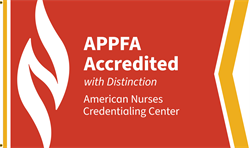 Image of APPFA - Accredited with Distinction Flag