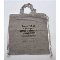 Image of Recycled 4oz Cotton Drawstring Bag