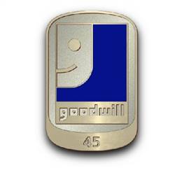 Image of Goodwill 45 Year Service Pin