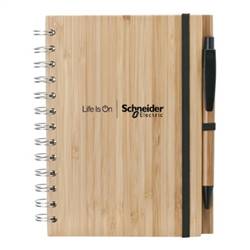 Image of Bamboo Notebook & Pen