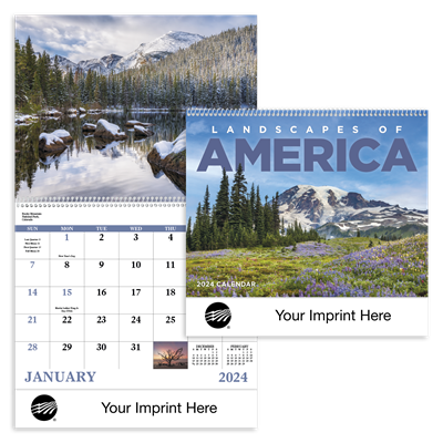 2024 Landscapes of America Wall Calendar