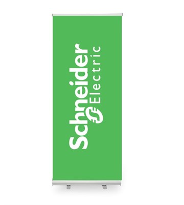 Retractable Banner - Schneider logo