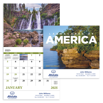 Landscapes of America Calendar