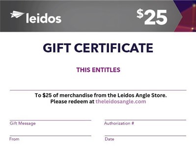 Leidos gift certificate