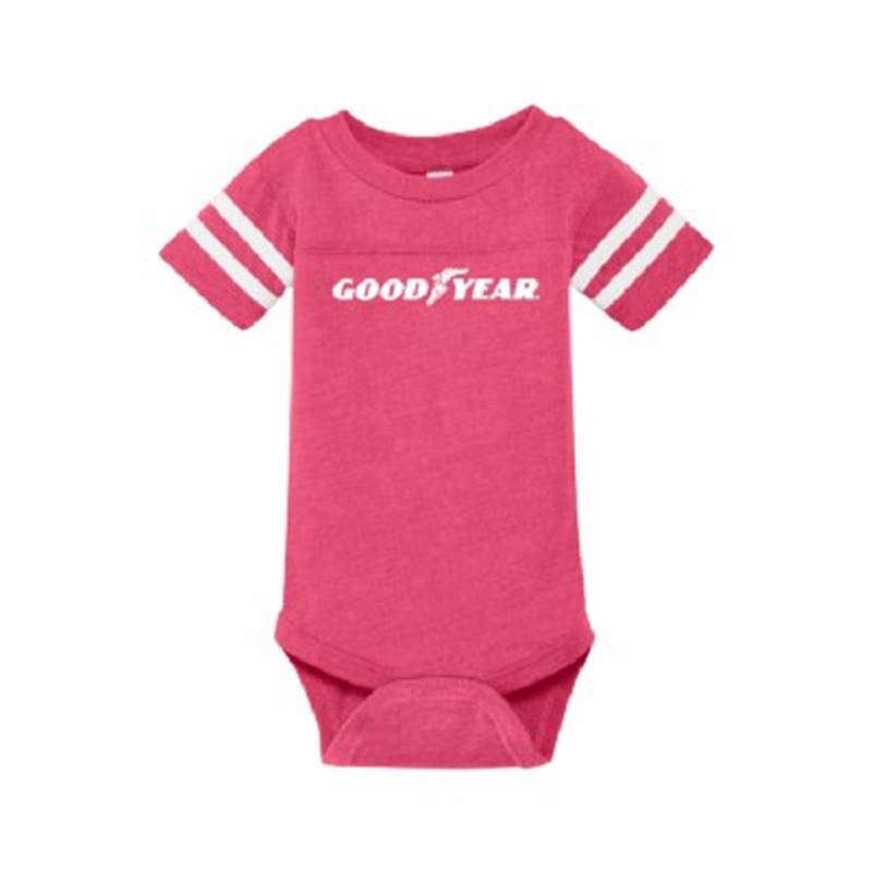 Goodyear Football Jersey Infant Onesie - Pink