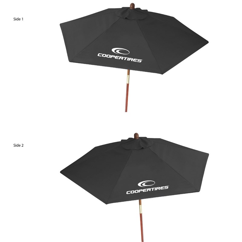 7 Foot Wood Market Umbrella