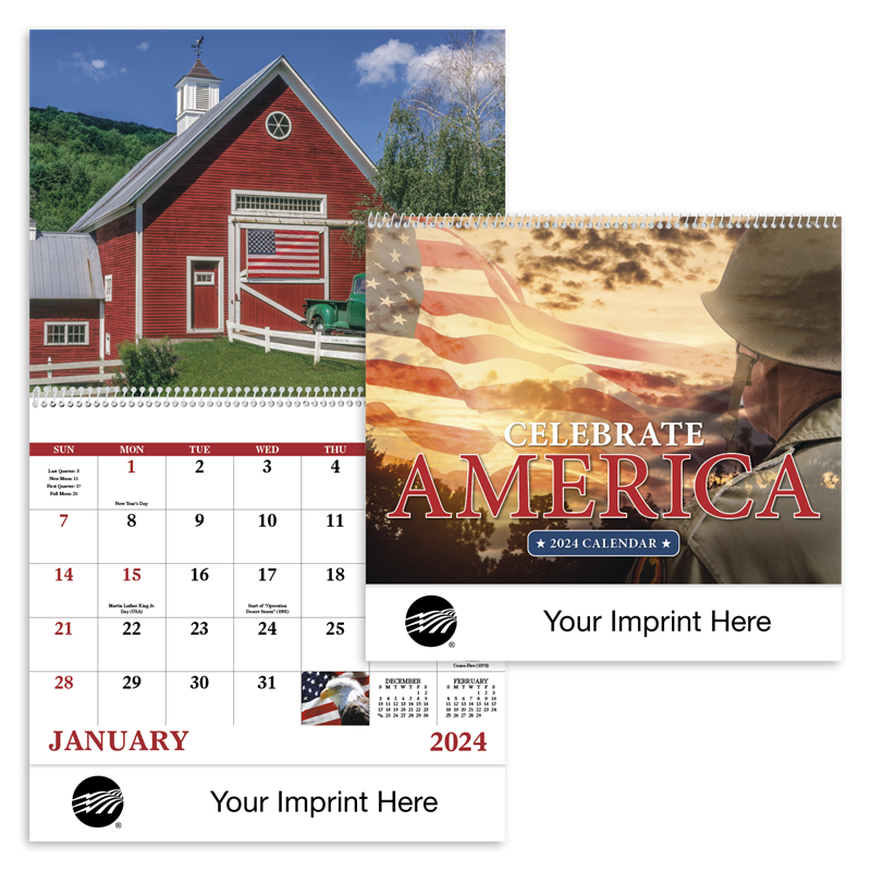 2024 Celebrate America Wall Calendar